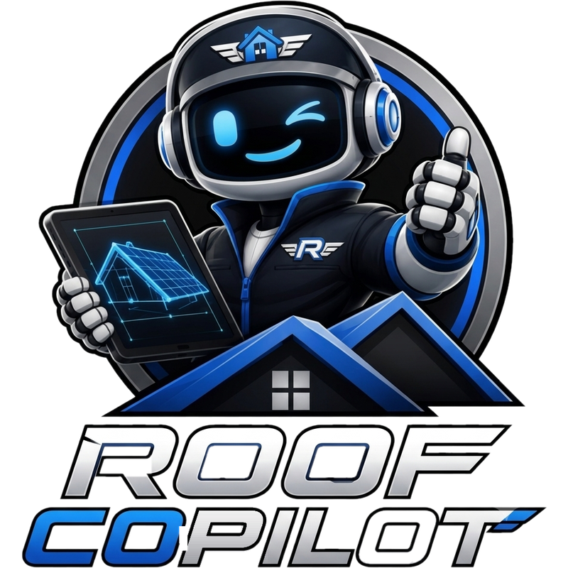 Roof Copilot robot mascot